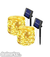 ooklee Solar Powered String Lights,Solar Fairy Lights Warm White,10