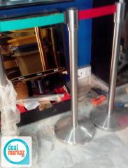 Retractable Belt Stanchion Pole Sets available