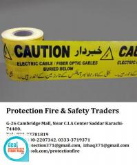 Caution Tape Yellow Written Width 6 Inch all types available
