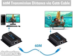 ESYNIC HDMI Extender 60m HDMI Splitter Repeater with IR Remote ControL