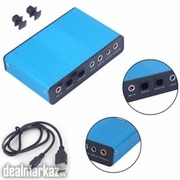 Newest CM6206 Chipset Channel 5.1 External USB Sound Card Audio Card A