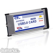 CSL - USB 3.0 Super Speed PCMCIA Express Card 34mm 2 Ports, compatible