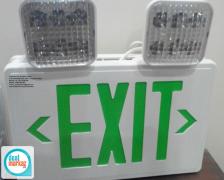 Industrial Exit Light (Twin) with EXIT Signs available