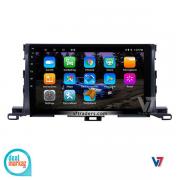 V7 Toyota Highlander Android LCD Touch Panel GPS navigation DVD