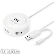 UGREEN HIGH SPEED 4-PORT USB 2.0 HUB 480MBPS OTG HUB USB SPLITTER ADAP